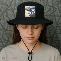 Tralalero Tralala Funny Gen Alpha Shark Meme  Bucket Hat thumb 3