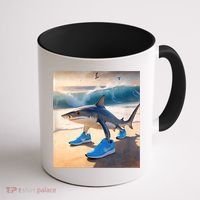 Tralalero Tralala Funny Gen Alpha Shark Meme  Coffee Mug thumb 1