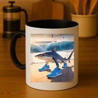 Tralalero Tralala Funny Gen Alpha Shark Meme  Coffee Mug thumb 4