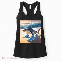 Tralalero Tralala Funny Gen Alpha Shark Meme  Women's Tank Top thumb 0