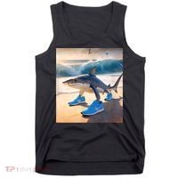Tralalero Tralala Funny Gen Alpha Shark Meme  Tank Top thumb 0