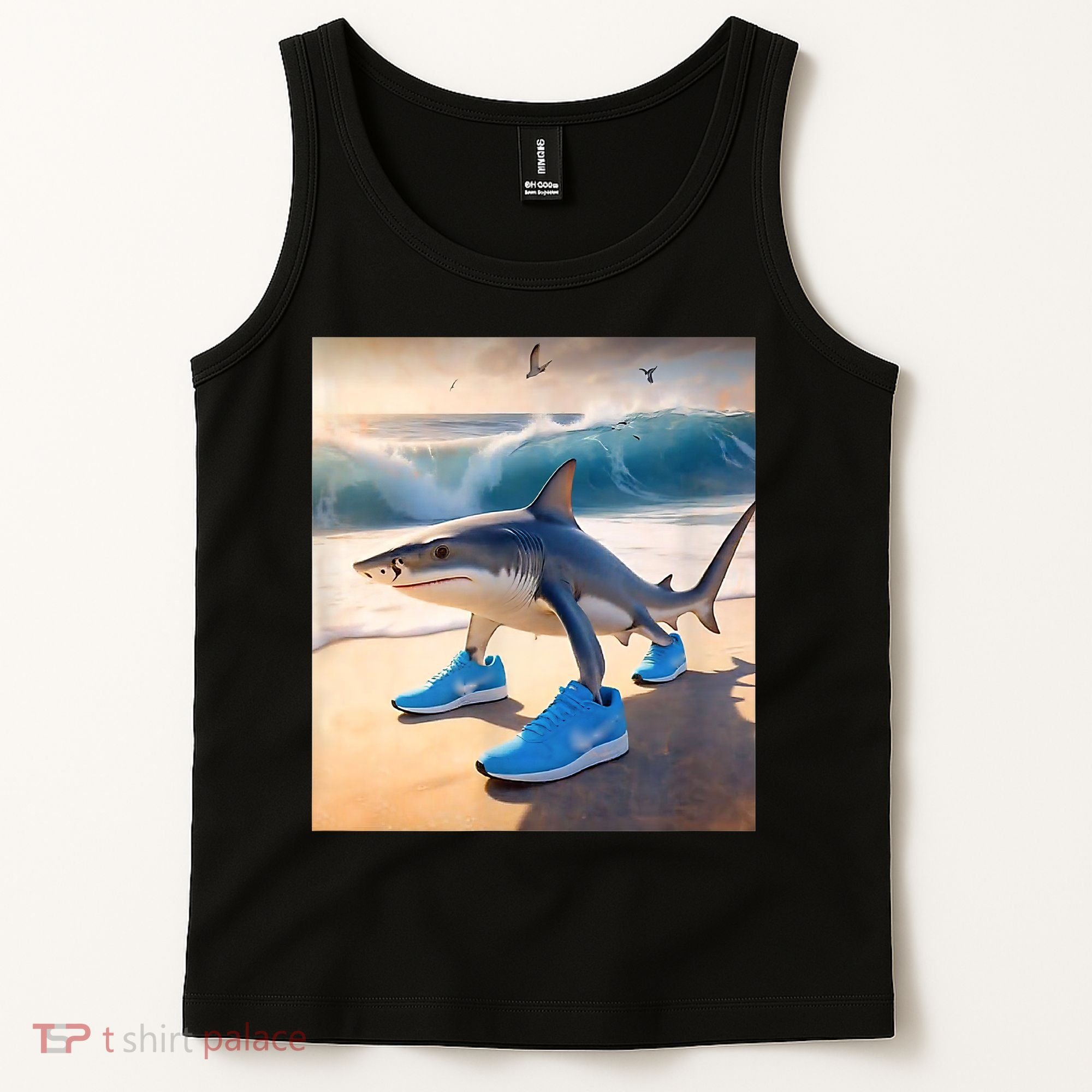 Tralalero Tralala Funny Gen Alpha Shark Meme  Tank Top