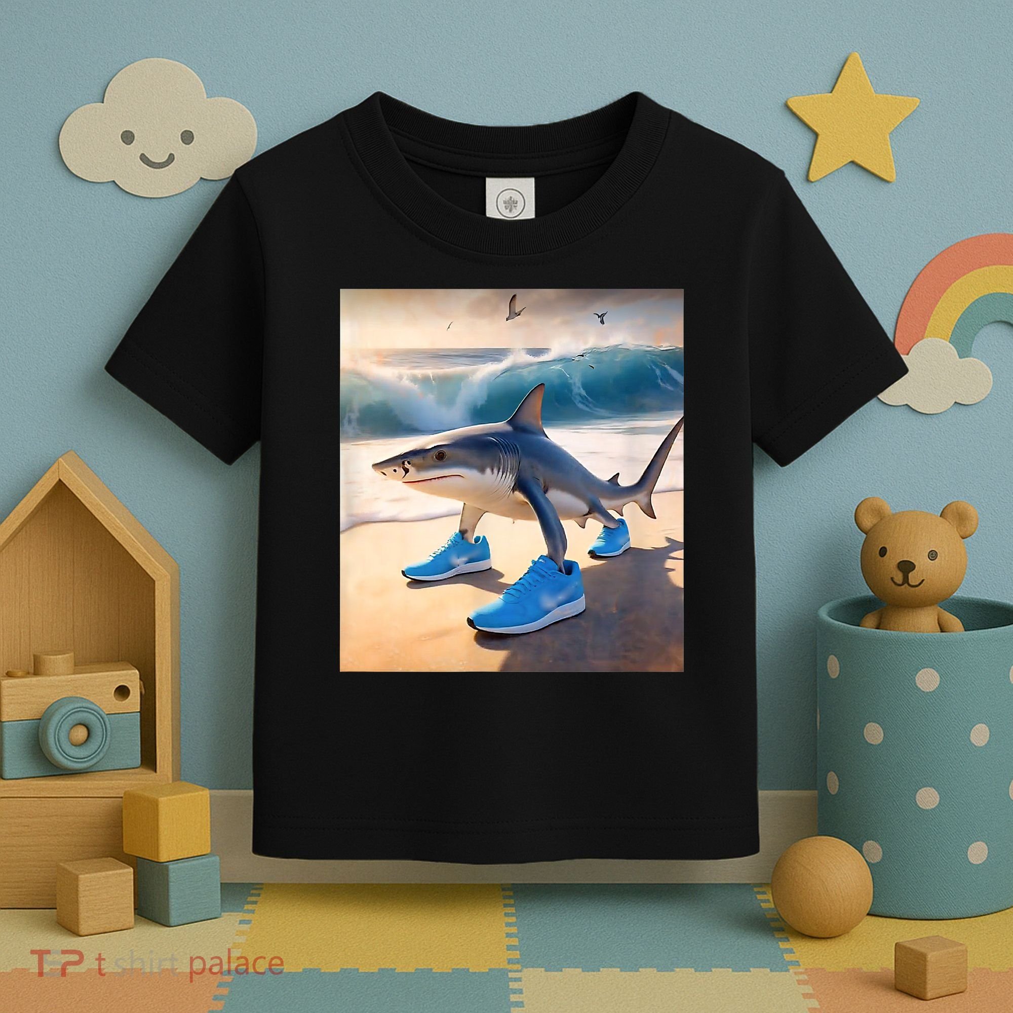 Tralalero Tralala Funny Gen Alpha Shark Meme  Toddler T-Shirt
