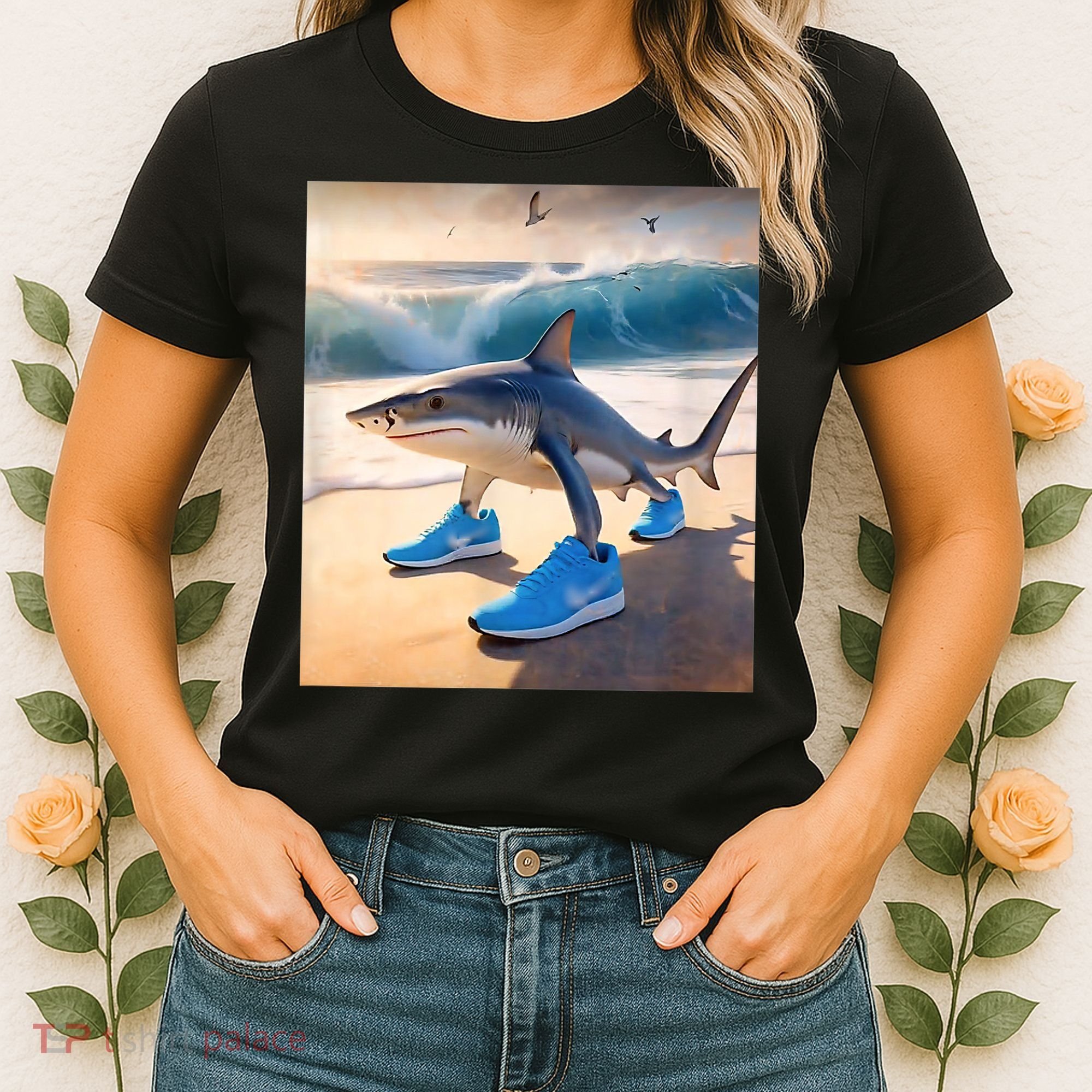Tralalero Tralala Funny Gen Alpha Shark Meme  Women's T-Shirt