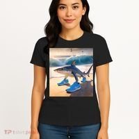 Tralalero Tralala Funny Gen Alpha Shark Meme  Women's T-Shirt thumb 4