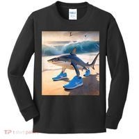Tralalero Tralala Funny Gen Alpha Shark Meme  Kids Long Sleeve Shirt thumb 0