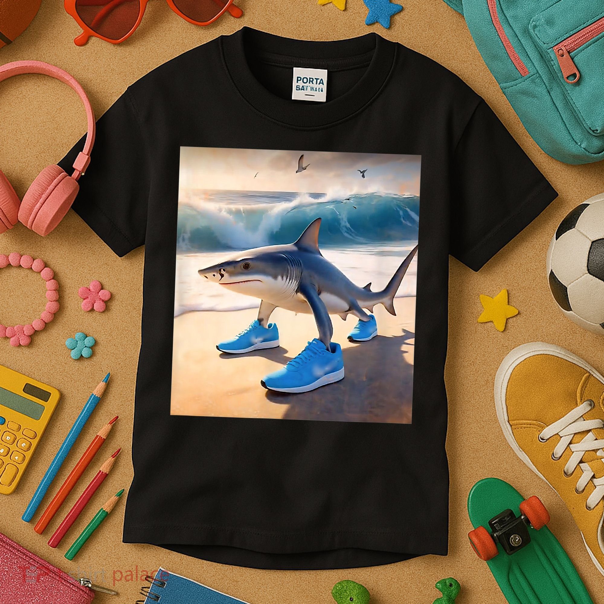 Tralalero Tralala Funny Gen Alpha Shark Meme  Kids T-Shirt