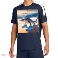 Tralalero Tralala Funny Gen Alpha Shark Meme  Sport-Tek Competitor United Soccer Jersey thumb 0