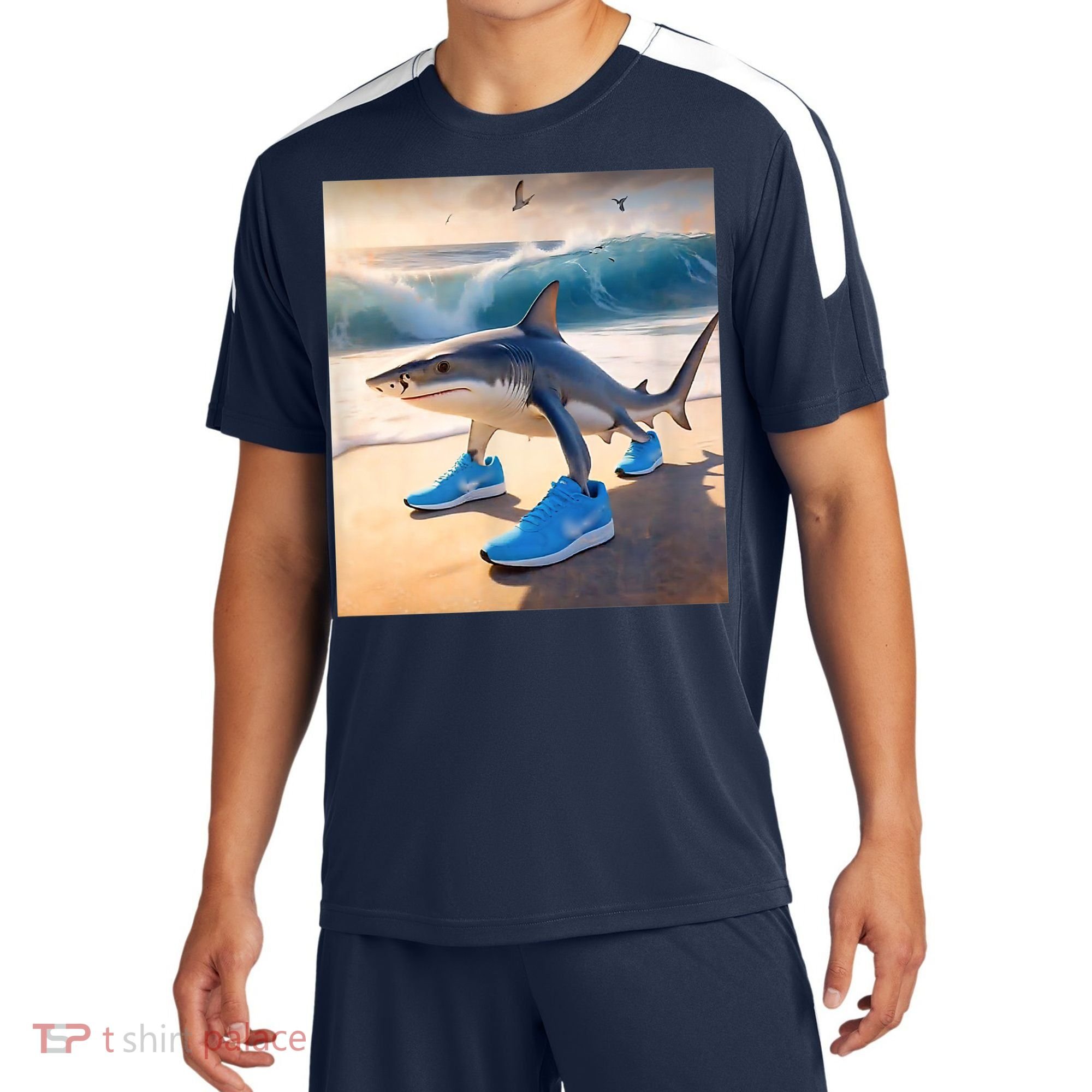 Tralalero Tralala Funny Gen Alpha Shark Meme  Sport-Tek Competitor United Soccer Jersey