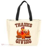 Thanksgiving Turkey Festive Holiday Tote Bag thumb 0