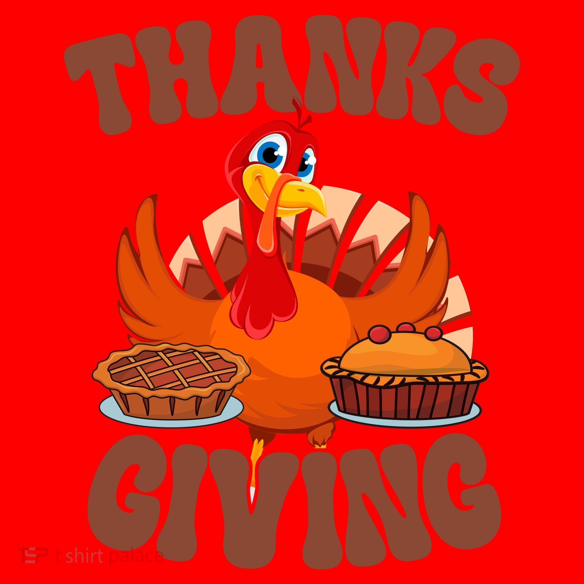 Thanksgiving Turkey Festive Holiday Santa Hat