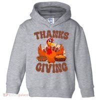Thanksgiving Turkey Festive Holiday Toddler Hoodie thumb 0