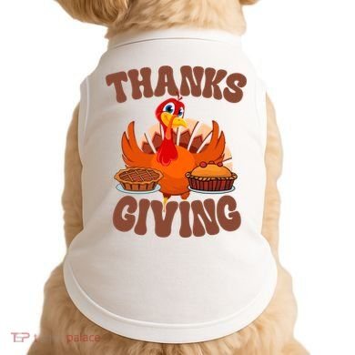 Thanksgiving Turkey Festive Holiday Doggie Tank