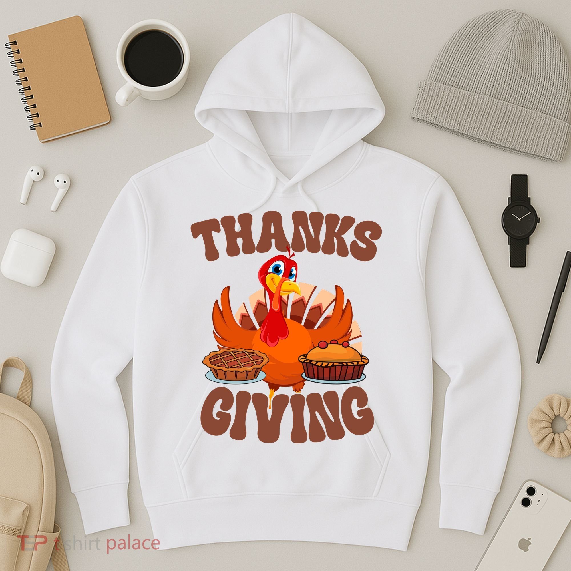 Thanksgiving Turkey Festive Holiday Hoodie