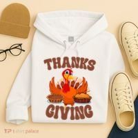 Thanksgiving Turkey Festive Holiday Hoodie thumb 4