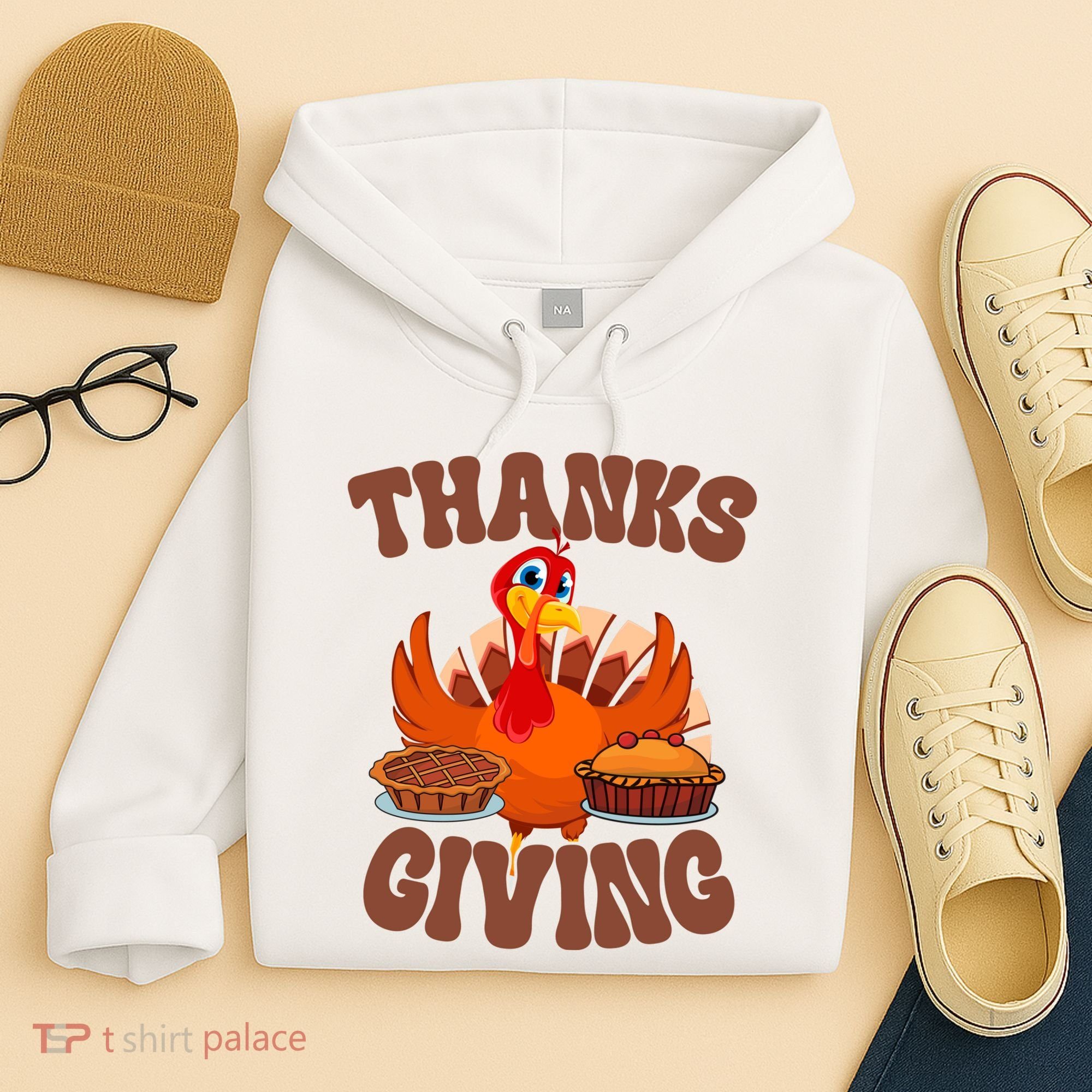 Thanksgiving Turkey Festive Holiday Hoodie