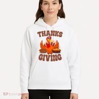 Thanksgiving Turkey Festive Holiday Hoodie thumb 5