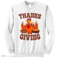 Thanksgiving Turkey Festive Holiday Sweatshirt thumb 0