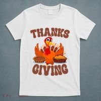 Thanksgiving Turkey Festive Holiday T-Shirt thumb 5