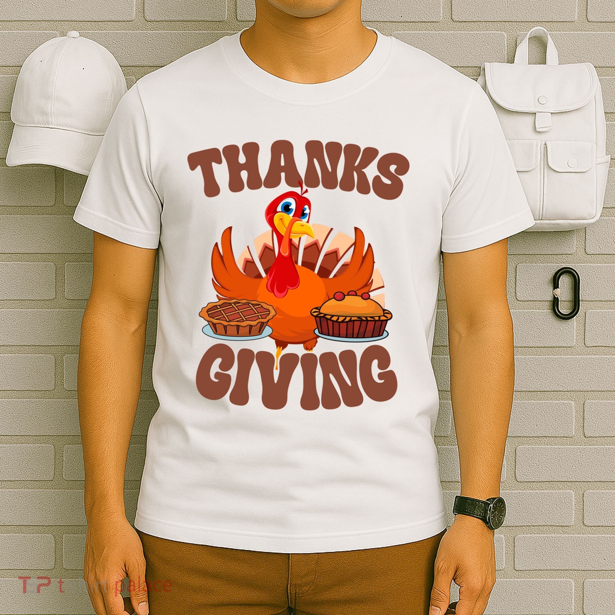 Thanksgiving Turkey Festive Holiday T-Shirt