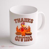 Thanksgiving Turkey Festive Holiday Coffee Mug thumb 1