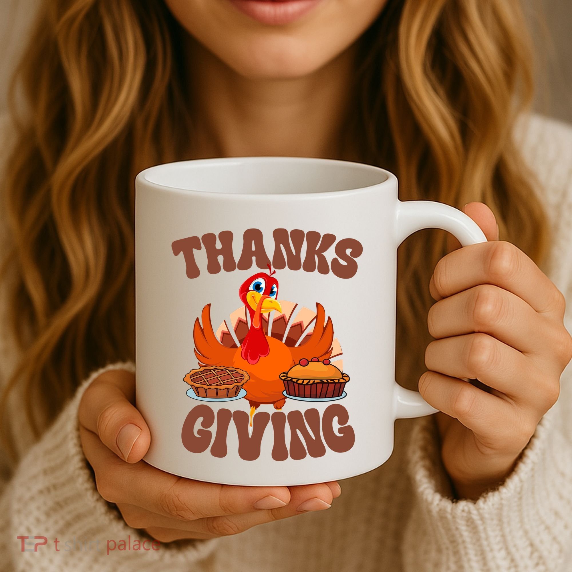 Thanksgiving Turkey Festive Holiday Coffee Mug