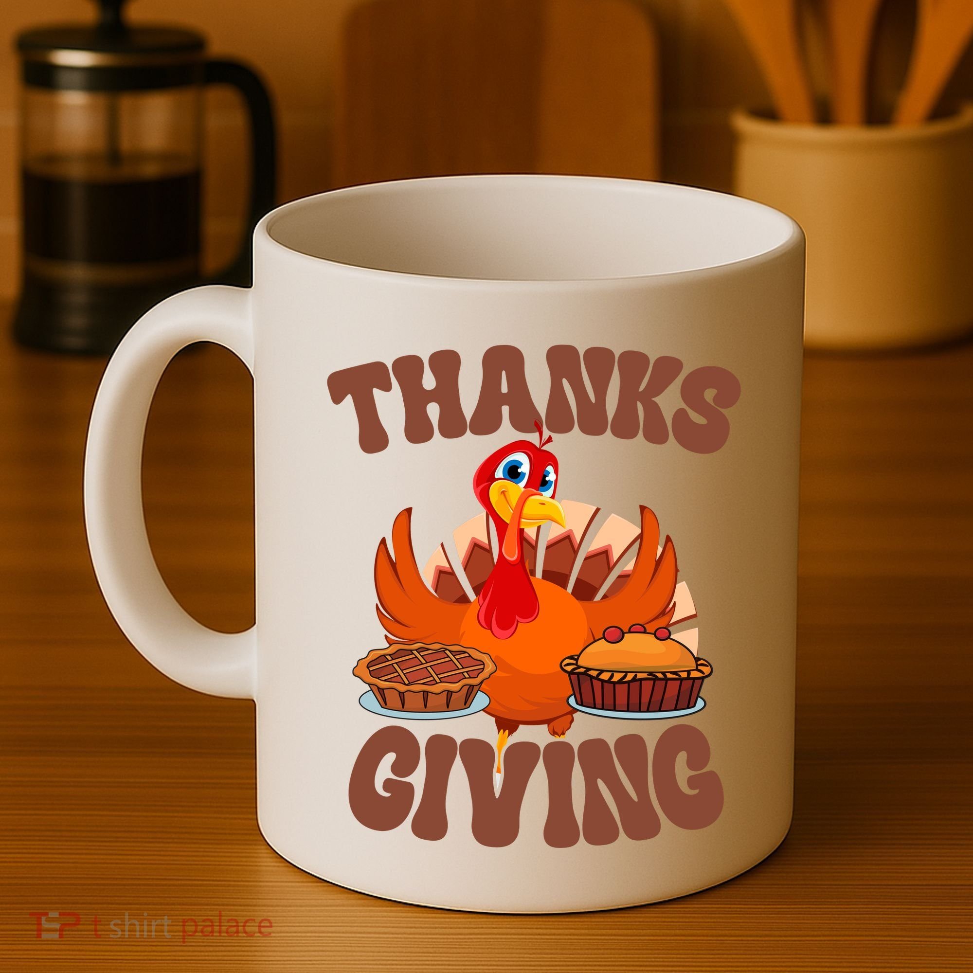 Thanksgiving Turkey Festive Holiday Coffee Mug
