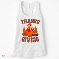 Thanksgiving Turkey Festive Holiday Women's Tank Top thumb 0