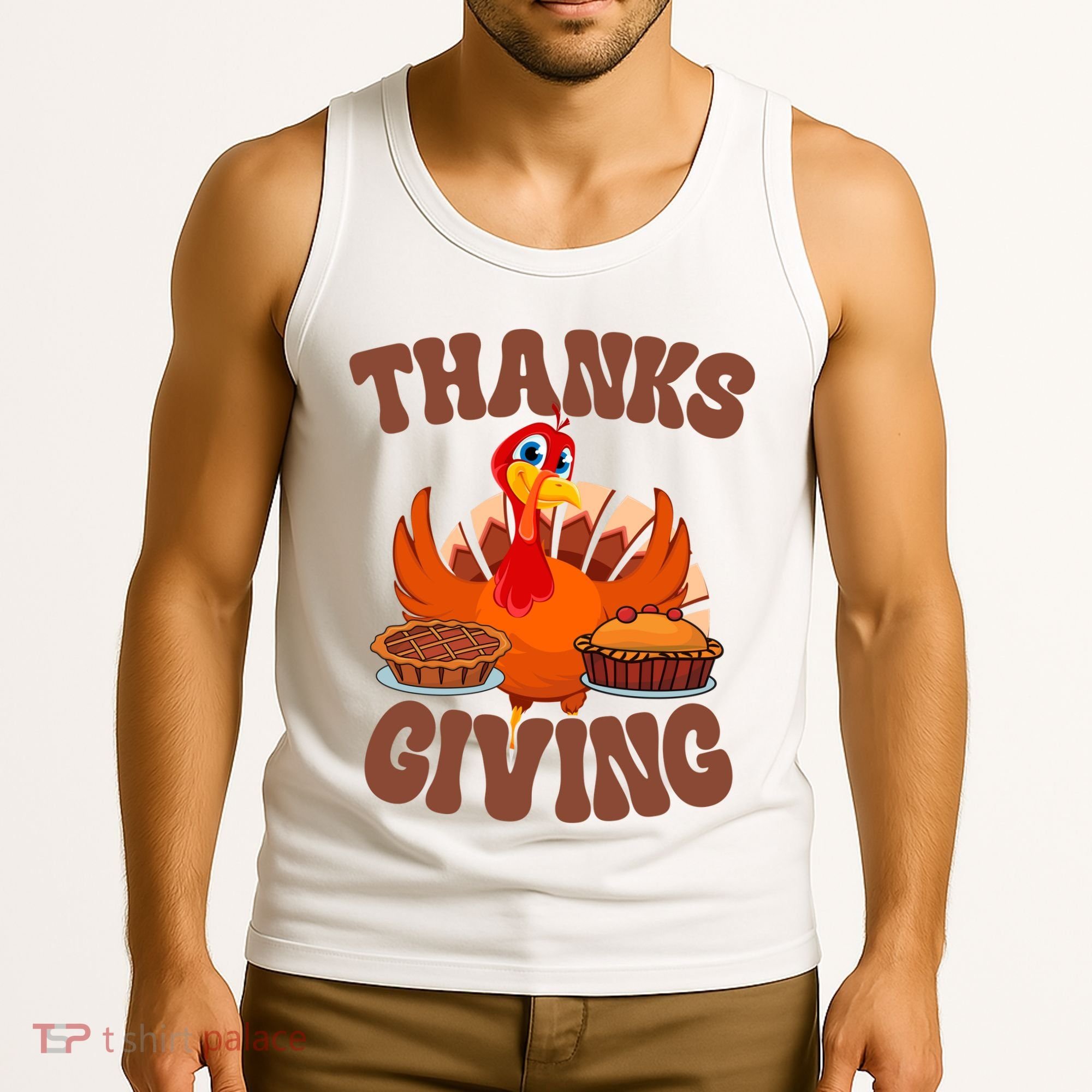 Thanksgiving Turkey Festive Holiday Tank Top
