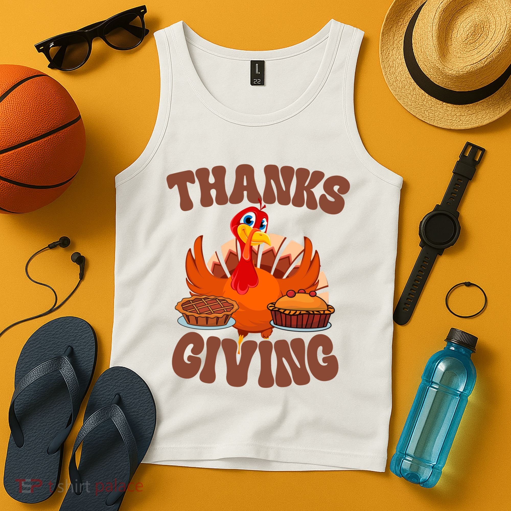 Thanksgiving Turkey Festive Holiday Tank Top