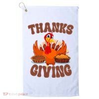 Thanksgiving Turkey Festive Holiday Golf Towel thumb 0