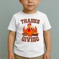 Thanksgiving Turkey Festive Holiday Toddler T-Shirt thumb 2
