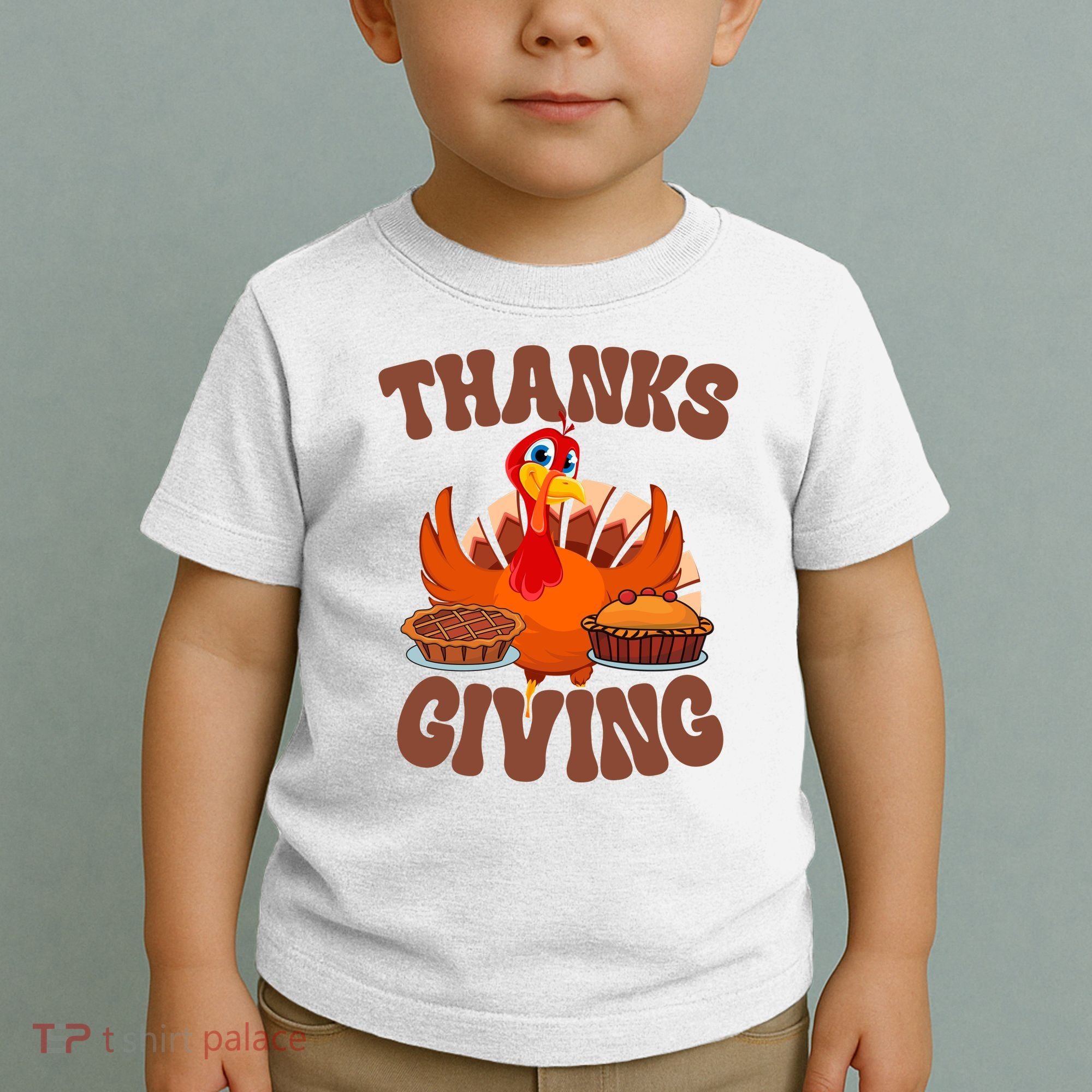 Thanksgiving Turkey Festive Holiday Toddler T-Shirt