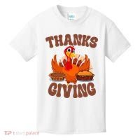 Thanksgiving Turkey Festive Holiday Kids T-Shirt thumb 0