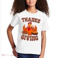 Thanksgiving Turkey Festive Holiday Kids T-Shirt thumb 2