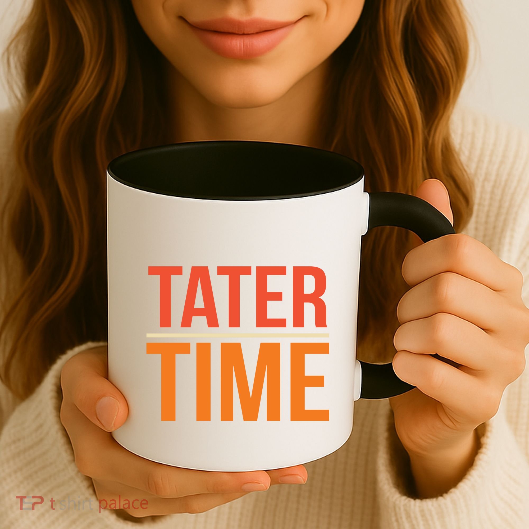 Tater Time Fun Turkey Thanksgiving Family Graphic Gift Coffee Mug