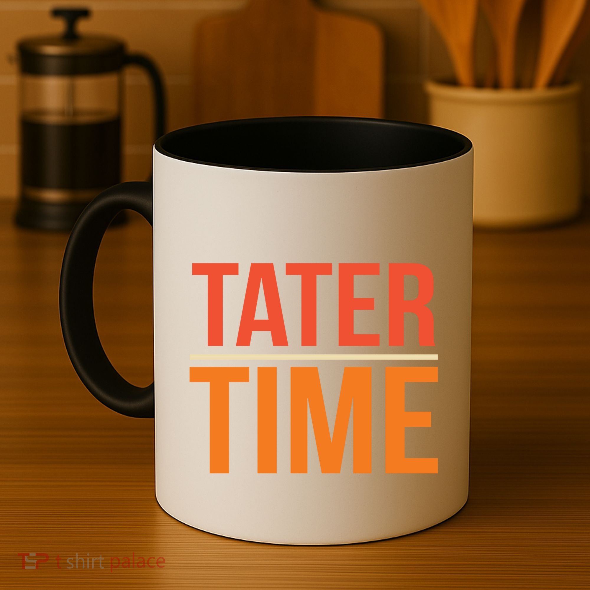 Tater Time Fun Turkey Thanksgiving Family Graphic Gift Coffee Mug