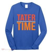 Tater Time Fun Turkey Thanksgiving Family Graphic Gift Long Sleeve Shirt thumb 0
