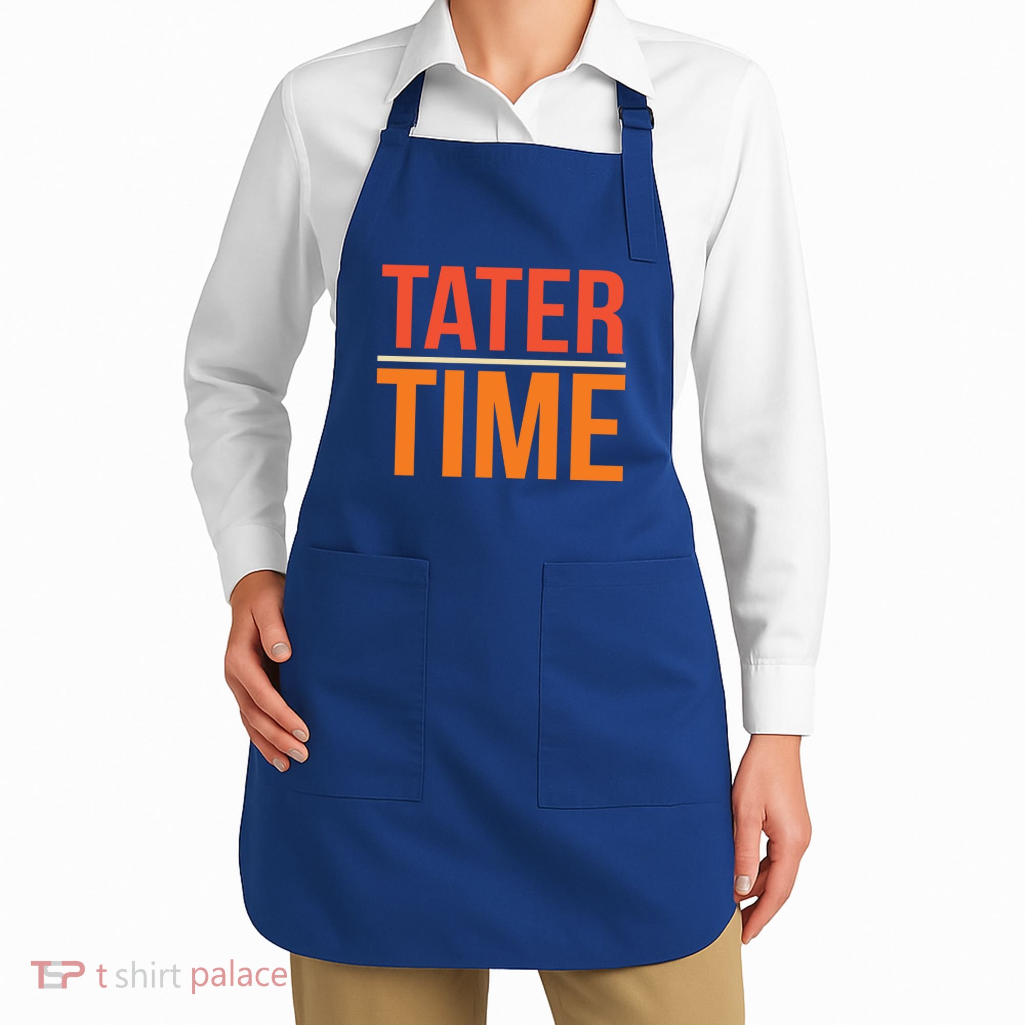 Tater Time Fun Turkey Thanksgiving Family Graphic Gift Apron