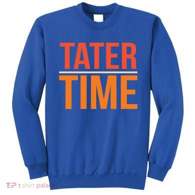 Tater Time Fun Turkey Thanksgiving Family Graphic Gift Sweatshirt
