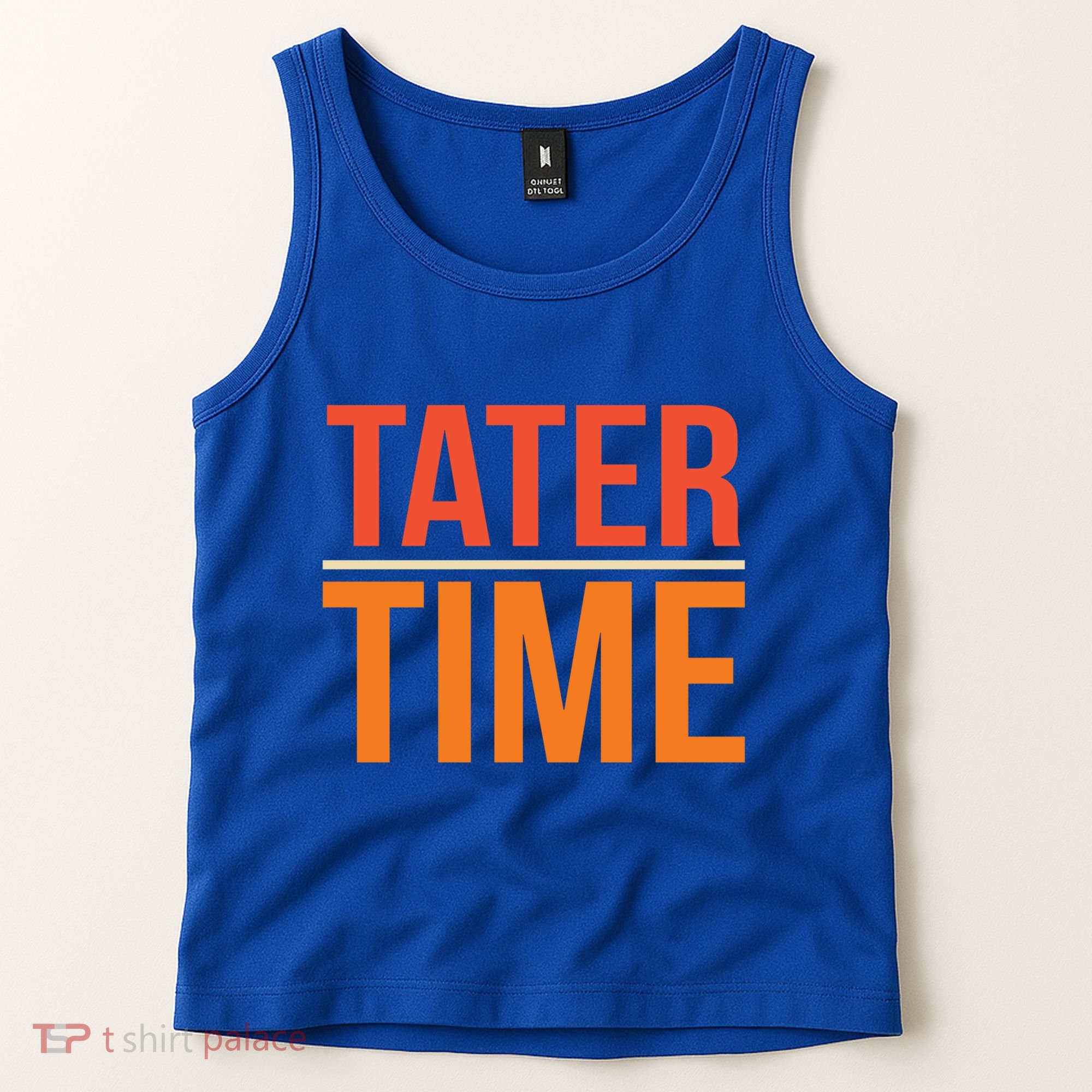 Tater Time Fun Turkey Thanksgiving Family Graphic Gift Tank Top