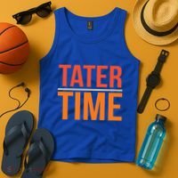 Tater Time Fun Turkey Thanksgiving Family Graphic Gift Tank Top thumb 4