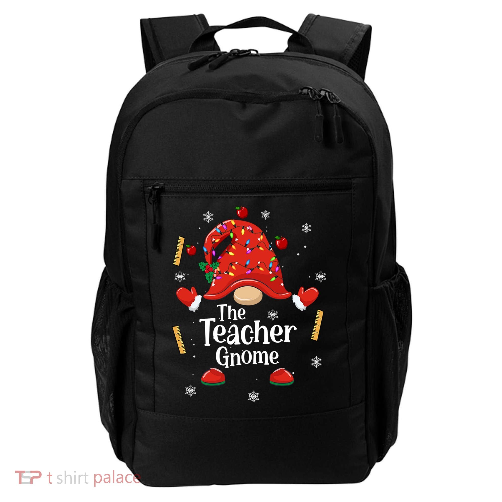 The Teacher Gnome Holiday Festive Backpack