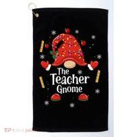 The Teacher Gnome Holiday Festive Golf Towel thumb 0