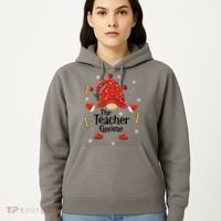 The Teacher Gnome Holiday Festive Hoodie thumb 5