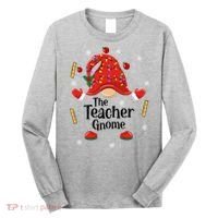 The Teacher Gnome Holiday Festive Long Sleeve Shirt thumb 0