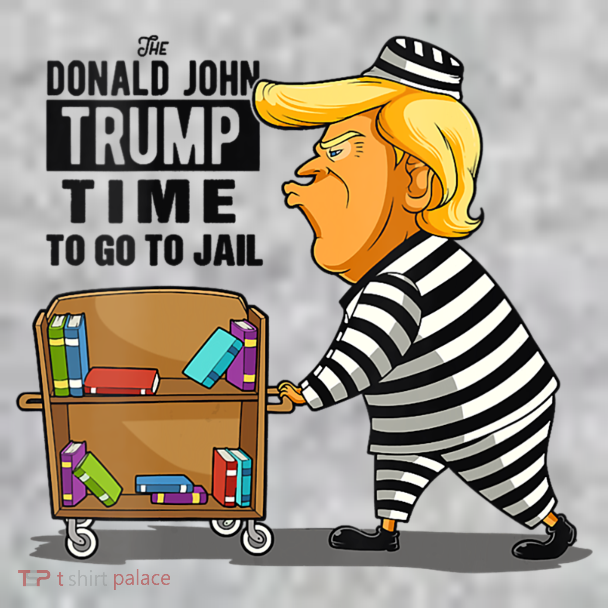 Time To Go To Jail Funny Anti Trump Kids Sweatshirt