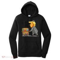 Time To Go To Jail Funny Anti Trump Women's Hoodie thumb 0