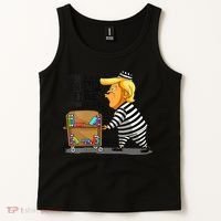 Time To Go To Jail Funny Anti Trump Tank Top thumb 2