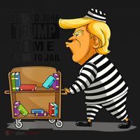 Time To Go To Jail Funny Anti Trump Visor thumb 3
